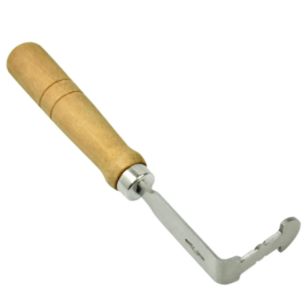 Wooden Handle Пчелиный улей прочная лопатка для чистки фермы рамки пчеловодства оборудование пчеловод из нержавеющей стали мини пчелы скребок Инструмент - Цвет: Wooden Handle