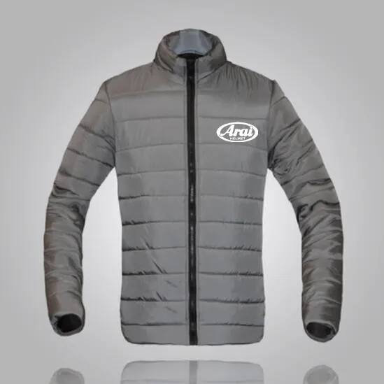 

Arai brand winter jacket Parker men Arai autumn and winter warm jacket brand Slim men's jacket casual Arai printing S-3XL