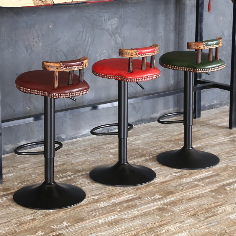 Taburetes de Bar modernos y nórdicos para cocina mesa alta, taburete alto de lujo, elevador ajustable, sillas de comedor, decoración del hogar, BC50YZ|Taburetes para - AliExpress