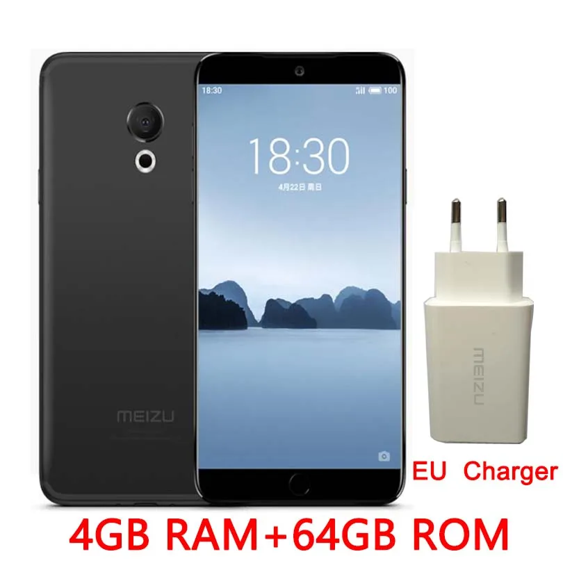 Meizu 15 lite M15, 4 Гб ОЗУ, 32 Гб ПЗУ, 1920 МП, 1080 МП, 626 P, экран Snapdragon 5,46, четыре ядра, дюйма, быстрая зарядка, отпечаток пальца - Цвет: Global 4G 64G Black