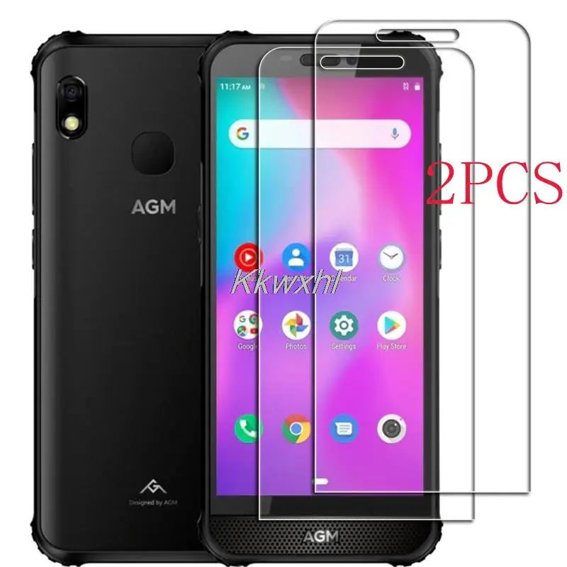 

2PCS FOR AGM H2 A10 HD Tempered Glass Protective On AGMH2 Phone Screen Protector Film