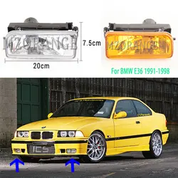 2 шт. Противотуманные фары автомобиля Противотуманные огни для BMW E36 1992 1993 1994 1995 1996 1997 1998 авто-Стайлинг 63178357389 53178357390