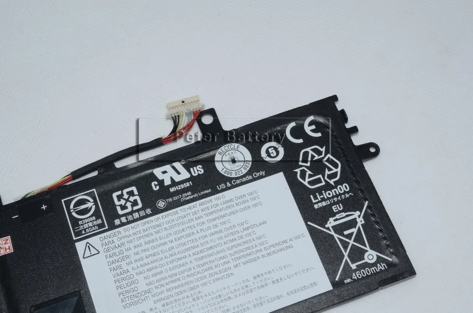 JIGU аккумулятор для ноутбука SB10F46449 SB10F46448 для LENOVO ThinkPad Helix 2