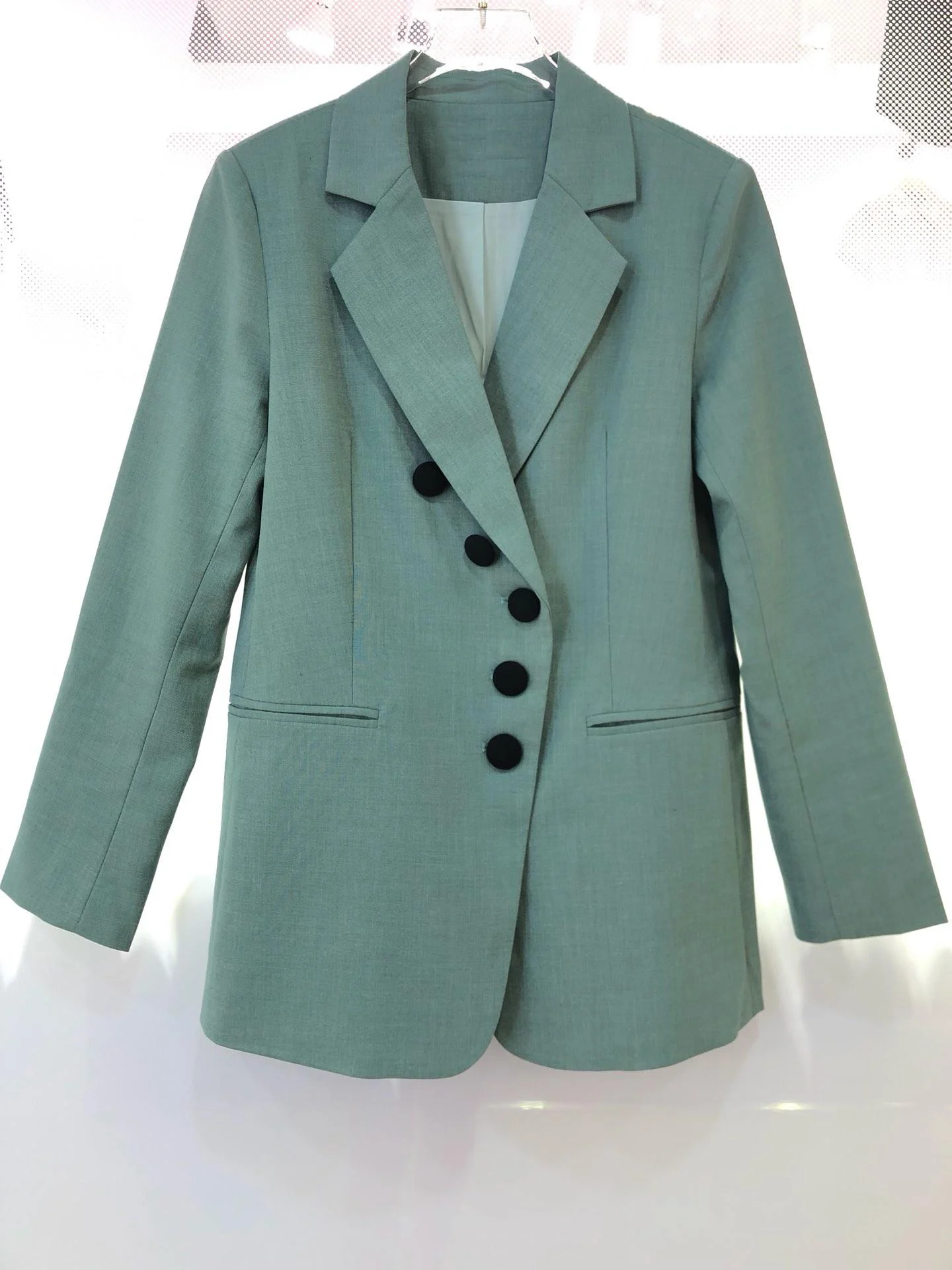 ladies fashion suit jacket+ trousers two-piece suit 0812
