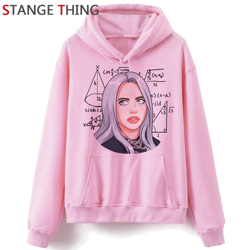 Billie Eilish Bad Guy Harajuku модная забавная толстовка с капюшоном с рисунком из мультфильма для женщин Ullzang хип хоп 90s толстовка с рисунком уличные толстовки женские - Цвет: H3323