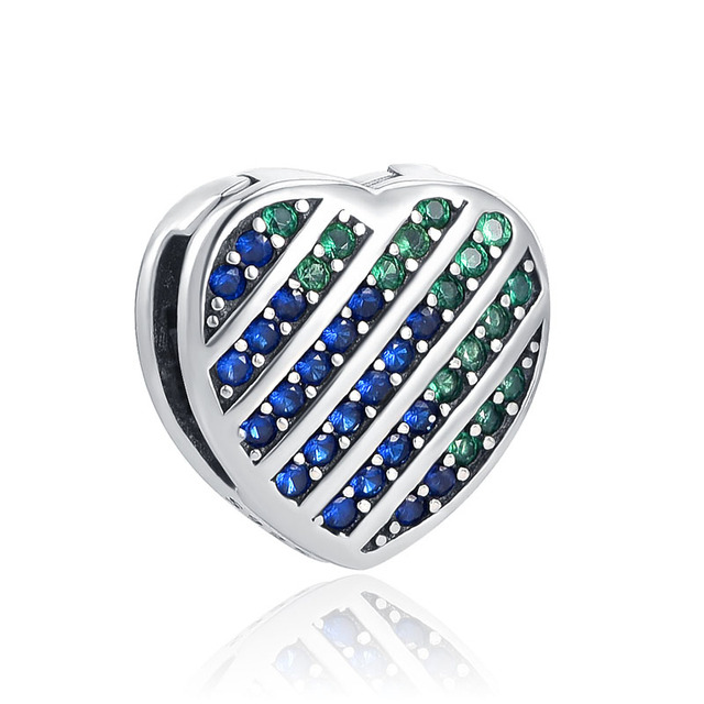 new 925 silver Reflections Clip Beads heart daisy waterdrop leaf white  Charms  Beads Fit Original  Women Bracelet