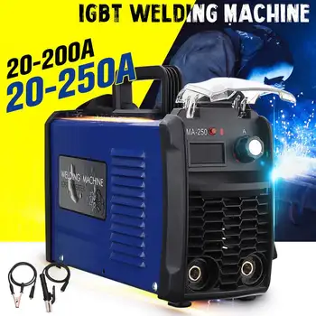 

(RU in stock ) MMA-250 MMA-200 LCD Electric IGBT Inverter MMA ARC Inverter Welding Machine Welder 220V