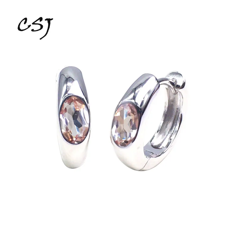Csj Nuovo Diaspore Zultanite Orecchini In Argento Sterling Gioielleria Raffinata Donne Femme Della Signora Wedding Engagment Partito O Regalo Mamma