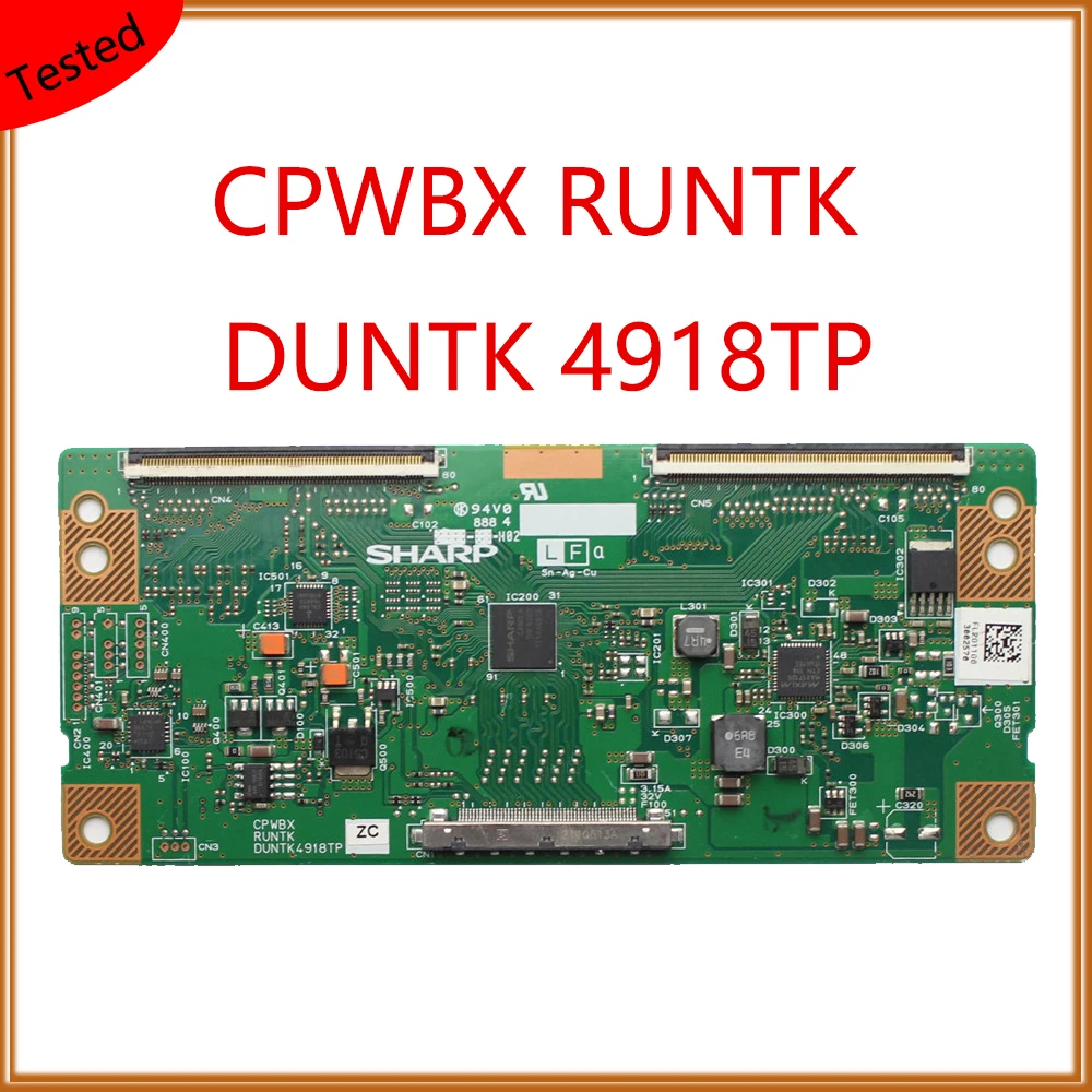 

CPWBX RUNTK DUNTK 4918TP T CON Board For SHARP Equipment For Business Display Card LCD CONTROLLER Original Product