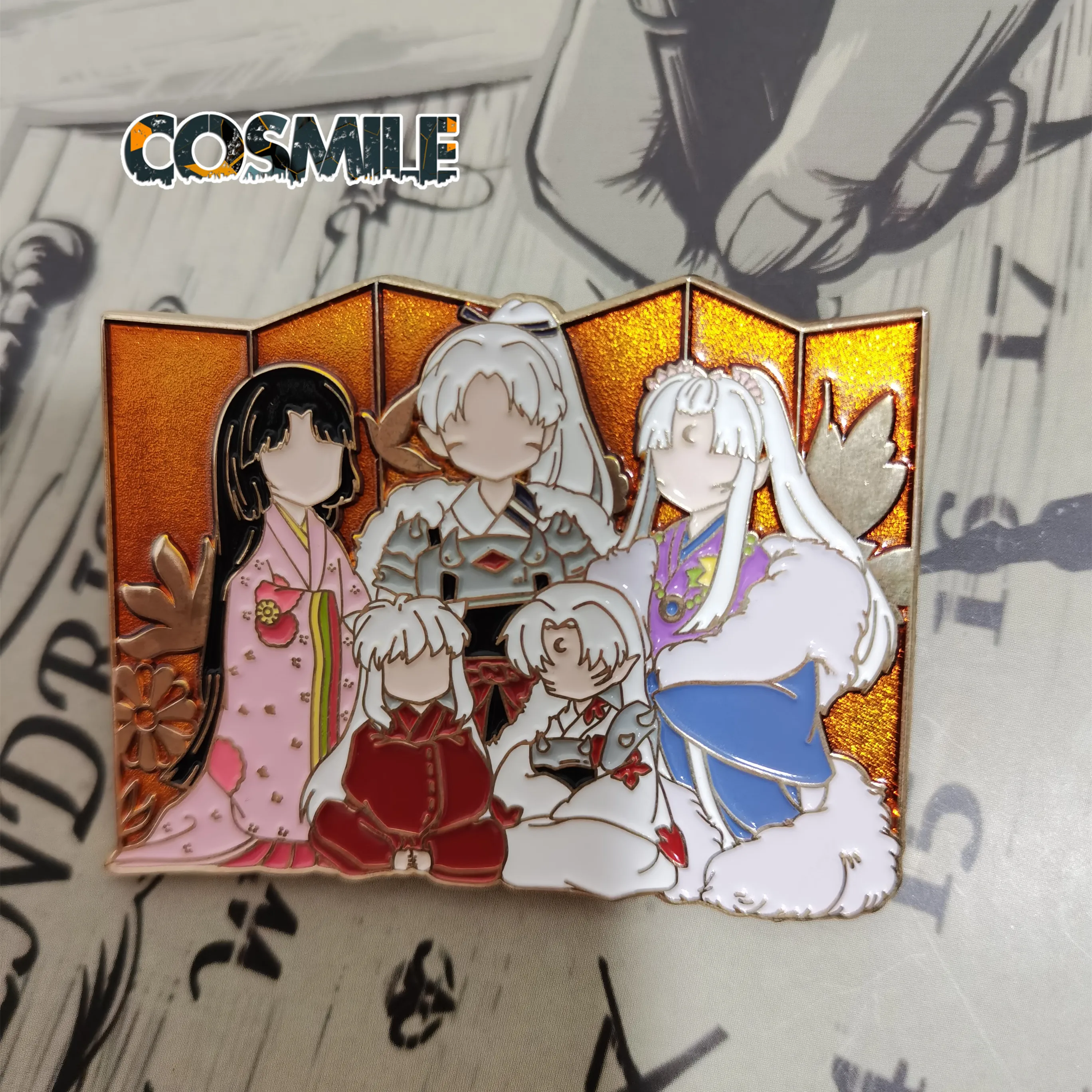 Hanyou no Yashahime Moroha Rin InuYasha Higurashi Towa Badge Brooch anchor  Peripherals Pin Anime Backpack Decoration - AliExpress