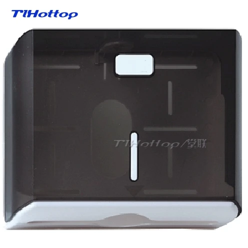 Black 1pc Tlhottop настенный диспенсер для бумажных полотенец WC держатель для бумажных полотенец диспенсер для салфеток аксессуары для ванной комнаты YJ-8620 - Цвет: Black 1pc