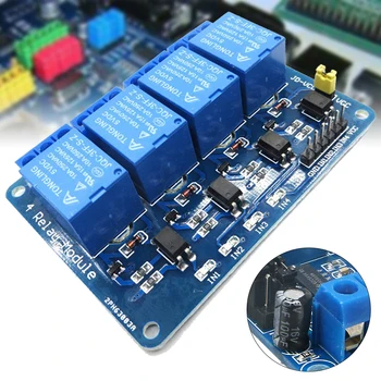 

New 2 4 8 Channel DC 5V Relay Module with Optocoupler Low Level Trigger Expansion Relay Module Delay Open Switch Circuit Board