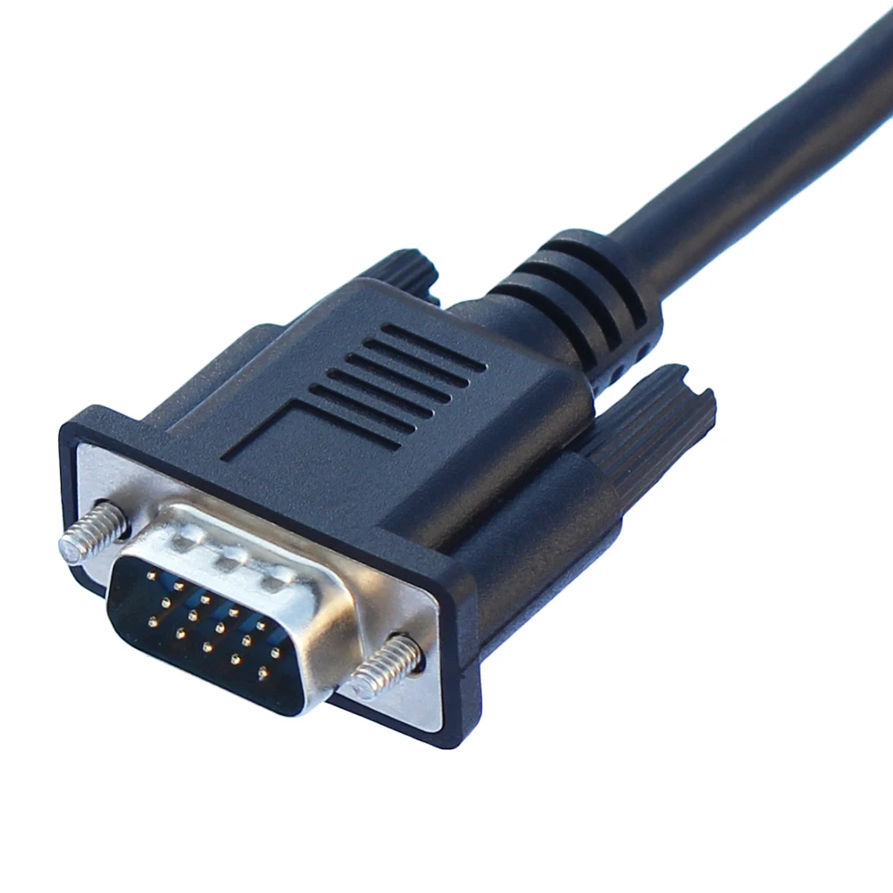 Black 30cm full 15Pin VGA D-Sub Short Video Cable Cord Male to Male M/M for Monitor Projector
