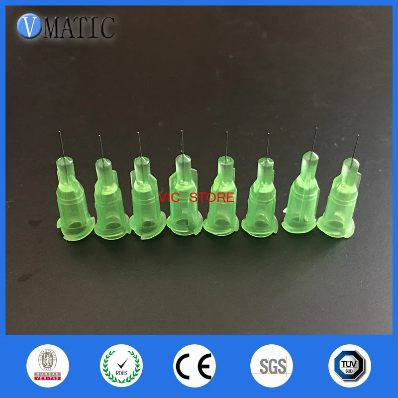 Free Shipping 100 Pcs Non Sterilized 34G 0.25” Dispense Syringe Needle