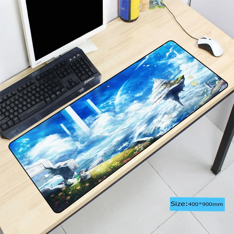  Anime Girl Fantasy Speed Gaming Mousepad Soft Rubber Large Mousemat PC Computer Desk Mice Play Mats