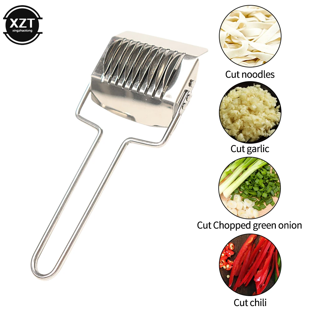 Non-slip Handle Pressing Machine Kitchen Gadgets Spaetzle Makers Noodles Cut Knife 1 Pcs Manual Section Shallot Cutter