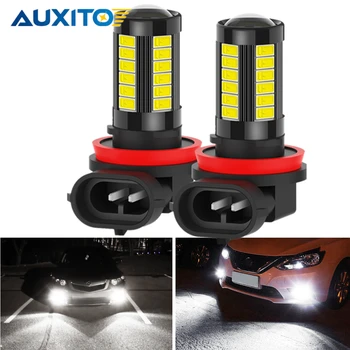 

2X 6000K White Canbus HB3 HB4 Led Fog Light H8 H11 H10 Car Fog Lamp For Ford Focus 2 3 1 Mk2 Fiesta Mondeo Mk4 Mk5 Error Free