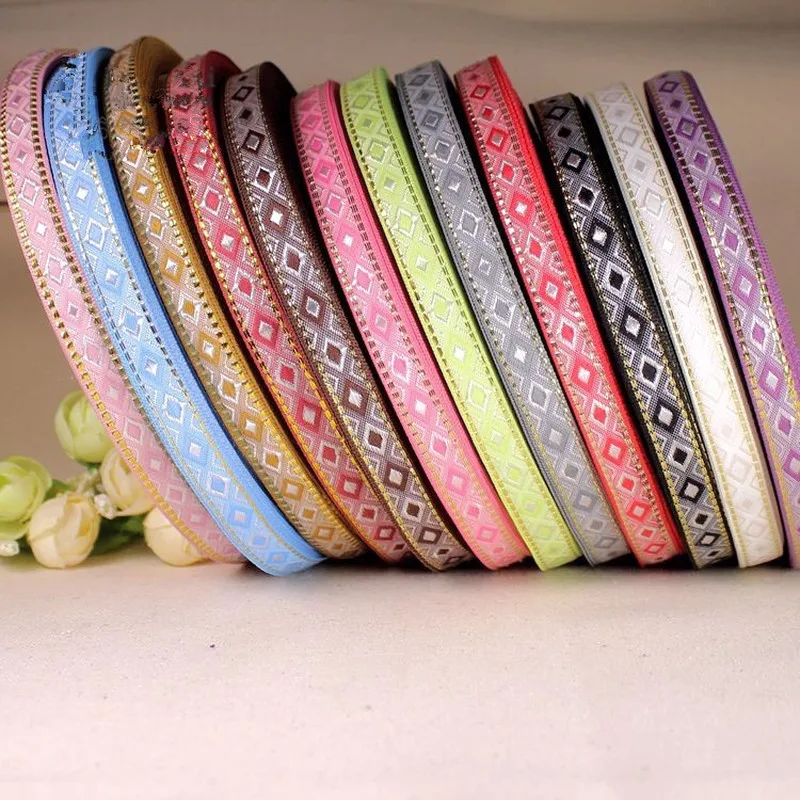 1 м Этнические вышитые жаккардовые ленты отделка тесьма лента DIY аксессуары для