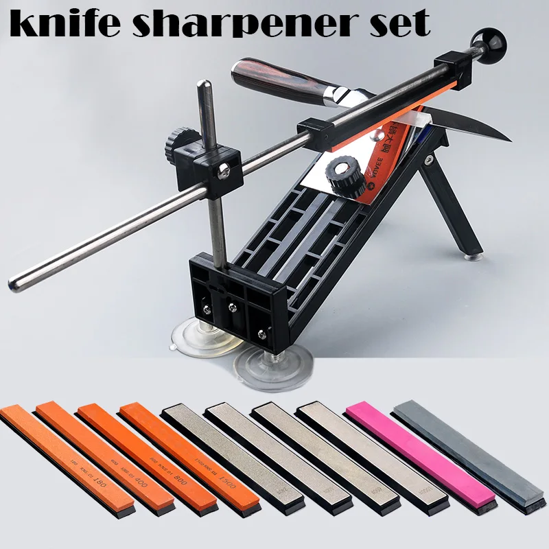 

DIDIHOU New Fixed Angle Knife Sharpener Professional Sharpening Tool Set Meal Grindstone Diamond Grinding Board Available Bar