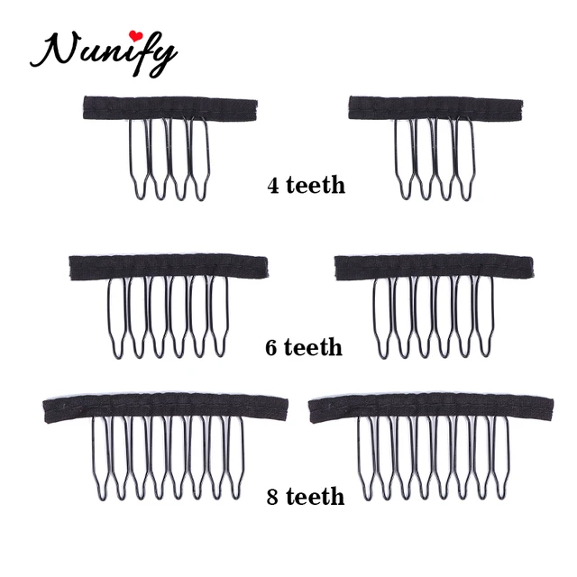 10pcs Long Lace Wig Comb for Wig Cap Hair Extension Small Clips Styling  Tools