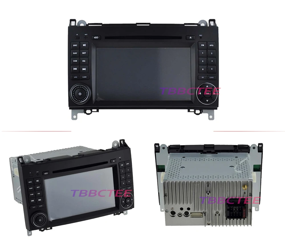 Cheap 2 Din Android radio bluetooth GPS Navigation wifi Stereo video For Mercedes Benz A Class W169 2004-2012 Car Multimedia Player 1