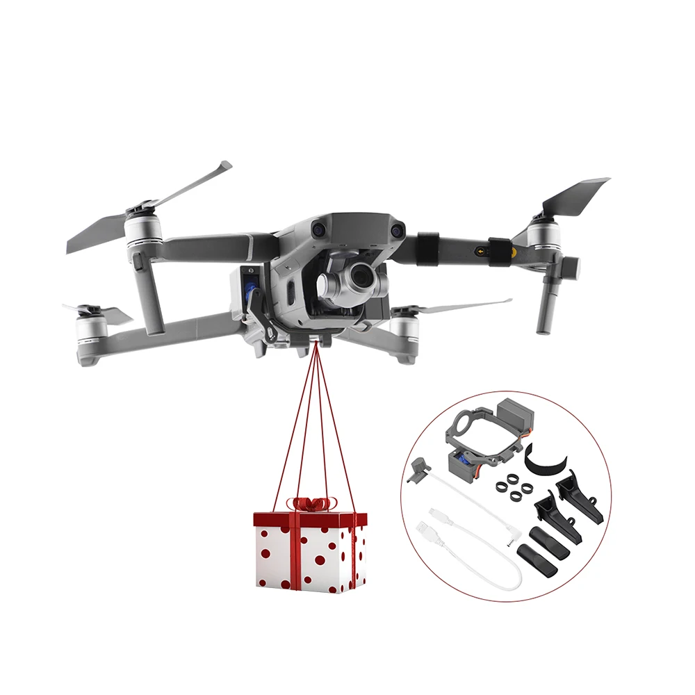 

DJI Mavic 2 Pro / 2 Zoom Drone Lightweight Thrower Device Air Drop System Remote Delivery Emergency Rescue Wedding Gift Airdrop
