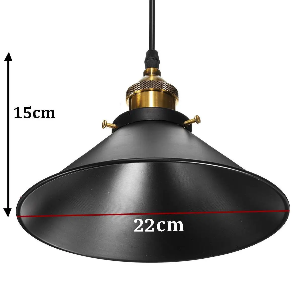 País do Vintage Luzes de Teto Lâmpada do Teto Iluminação da Lâmpada para Sala Loft Ferro Casa Barra Café Estar Decoração 22cm Led 6 Luzes de teto vintage com 22cm, lâmpada
