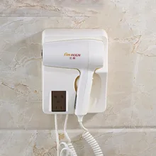 ITAS1282 ABS пластик отель Бытовая ванная комната настенный фен для волос воздуходувка 1600 Вт с 2 передачами горячий и холодный ветер