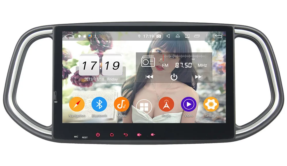 Klyde 10," ips 4G wifi Android 9,0 Восьмиядерный 4 Гб ОЗУ 64 Гб ПЗУ DSP BT автомобильный DVD мультимедийный плеер стерео gps для Kia KX3