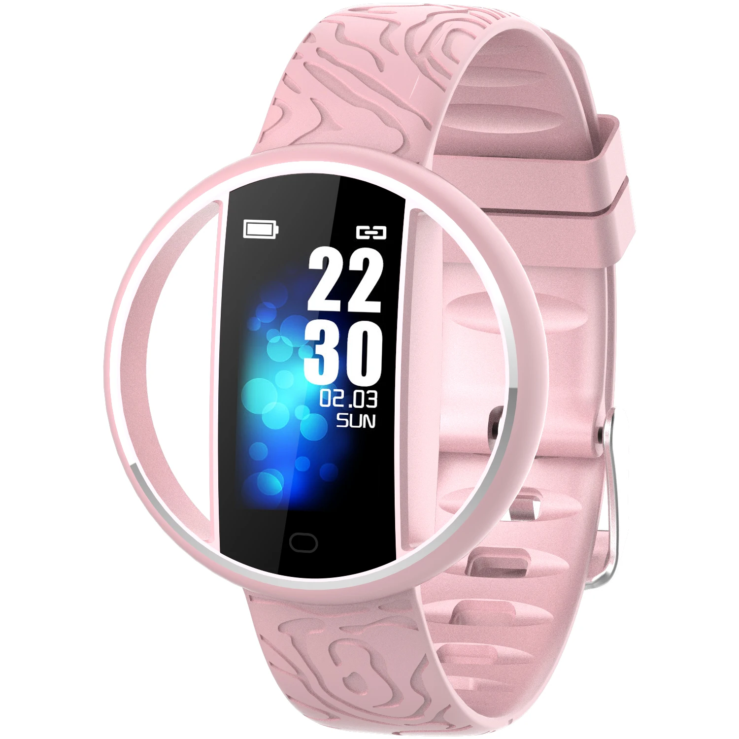 

PANARS Smart Watches Women Watch Women Metal Mesh OLED IP67 Waterproof Heart Rate Monitor Android IOS reloj inteligente mujer