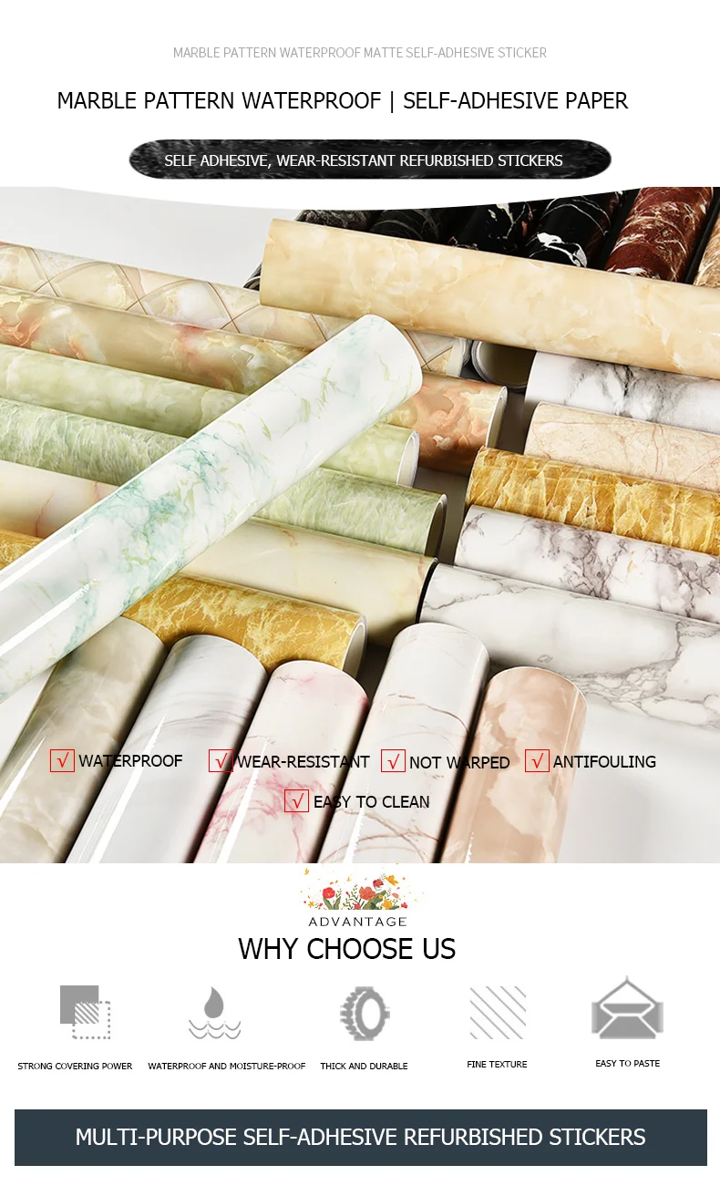 1Marble Sticker Paper