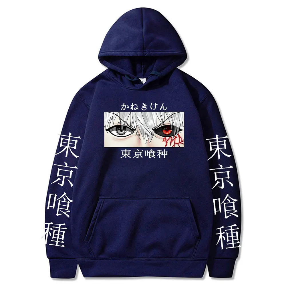 

Tokyo Ghoul Anime Sweatshirt Fashion Male Kaneki Ken Manga Eyes Casual Harajuku Streetwear Tops Winter Warm Pullovers Hoodies