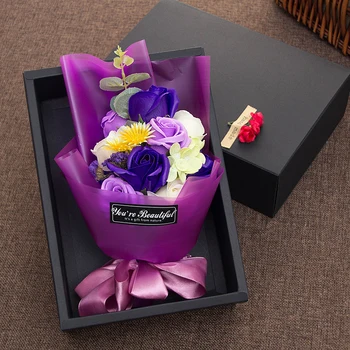 

Valentine's Day Gift 11 Bouquet Soap Flower Gift Box 11 Immortal Roses Birthday gift room decoration roses