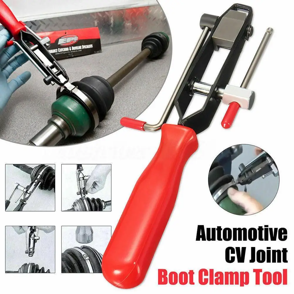 Automotive Car Cv Joint Boot Ear Clamp Banding Crimper Tool Cutter
