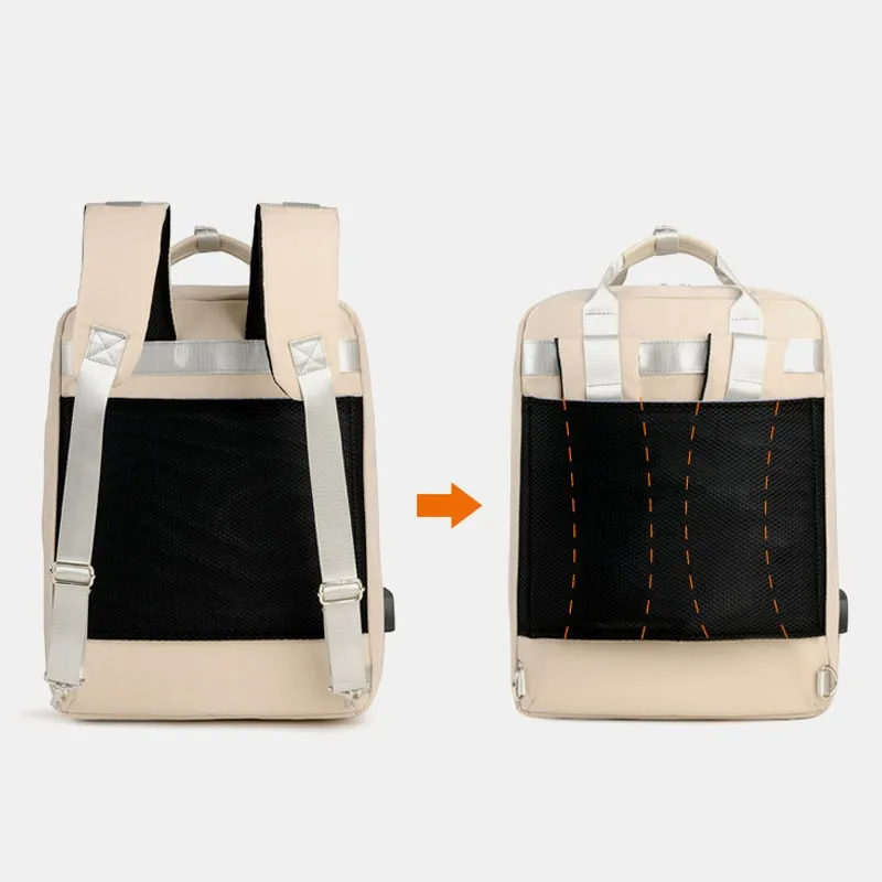 Водонепроницаемый женский рюкзак 15,6 дюймов Большой Вместительный женский модный рюкзак для девочек многофункциональная USB сумка на плечо для ноутбука