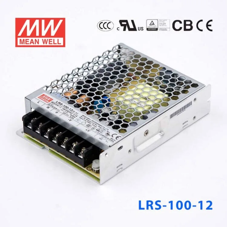 LRS-100-12 MWAN WELL 12V DC 8.5A импульсный источник питания 102W