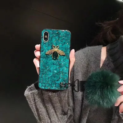 Роскошный блестящий чехол для телефона Bee для iPhone 11 Pro Max XR XS MAX X 8 7 6 6S Plus чехлы для iPhone XS MAX XR X 8 7 6 6S Coque Cover