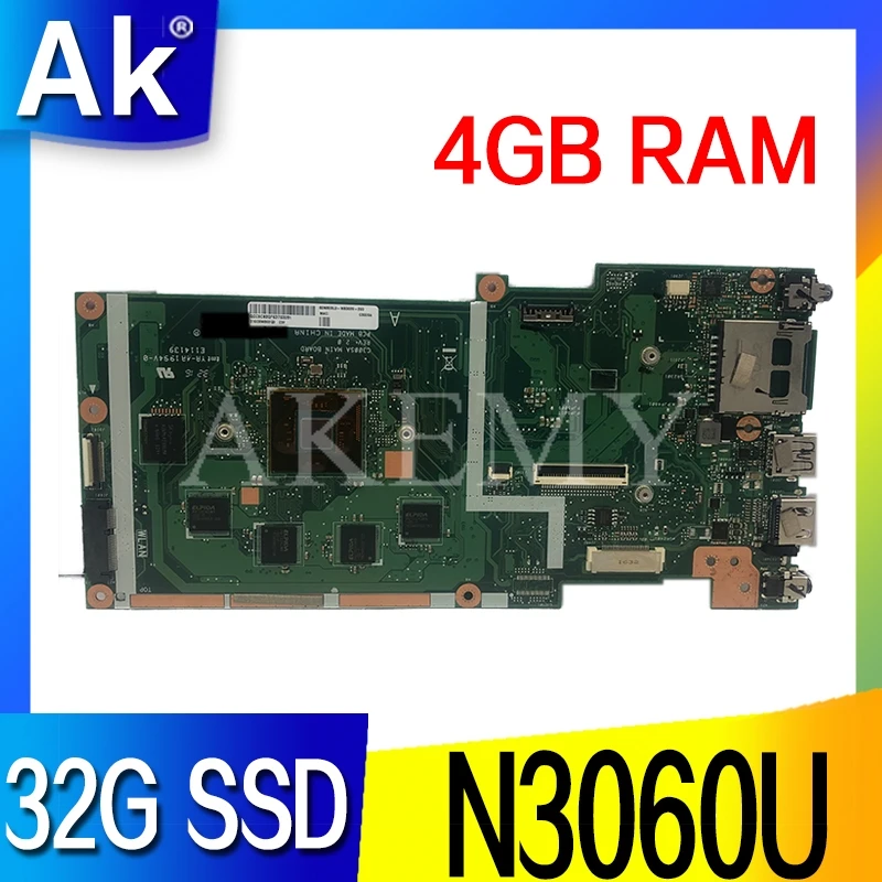 SAMXINNO C300SA для For Asus Chromebook C300S Laotop материнская плата W/N3060U 4 Гб ОЗУ 32 г SSD | Компьютеры и