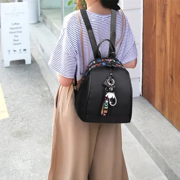 

Mini Backpack Waterproof Oxford cloth Rucksack Female School teenage girls shoulder bag