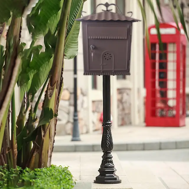 Posta Box Postaláda Zárolási Szervezője A Tornác Irodai Folyosó Számára Az Újság Apartmanhoz - Image 2