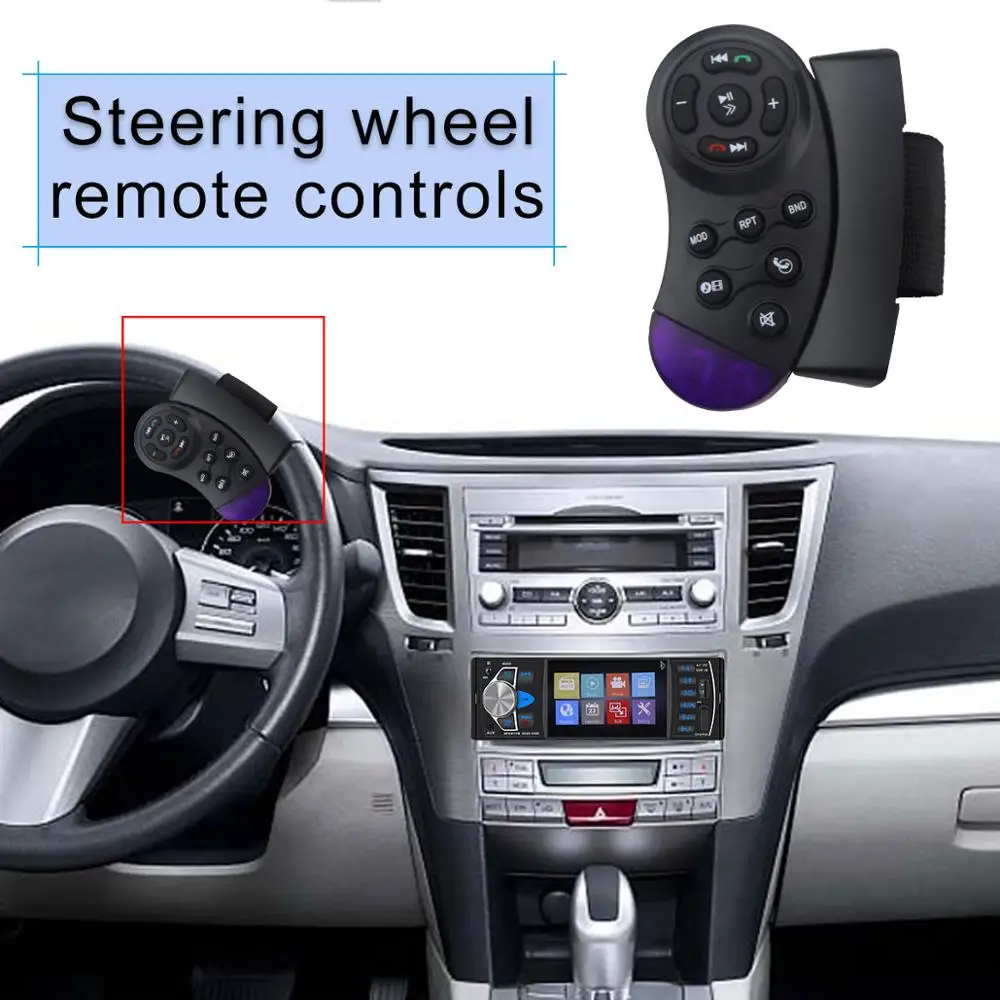 Авторадио 1 Din автомобильное радио Bluetooth oto teypleri камера заднего вида 4022d тюнер estereo