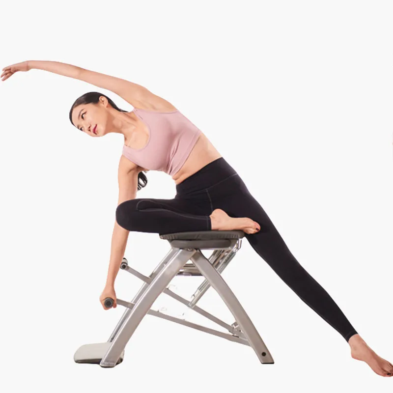

Foldable Fitness Equipment Multifunctional Fitness Chair 3-speed Adjustment Yoga Pilates Steady Chair Equipment SJ