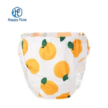 Happyflute 남녀공용 아기 부드러운 수영 바지, 방수 재사용 가능한 천 기저귀, 4 사이즈, 7-20Kg