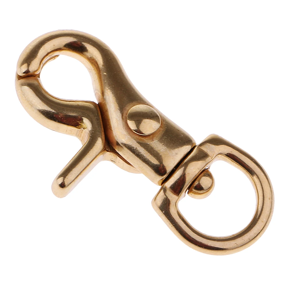 Metal Brass Swivel Lobster Clasp Snap Hook Keychain Key Ring straps for Handbag Jewellery Findings