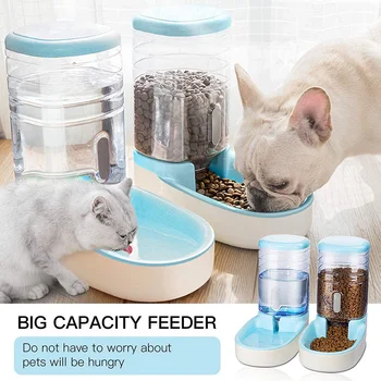 

Hot Pets Cats Dogs Automatic Waterer Water Dispenser 3.8 L or Food Feeder Pet Automatic Feeder VJ-Drop