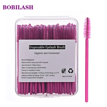 

100Pcs/Box Disposable Eyelash Brushes Makeup Brushes Protable Mascara Wands Applicator Eye Lashes Cosmetic Brush Makeup Tools
