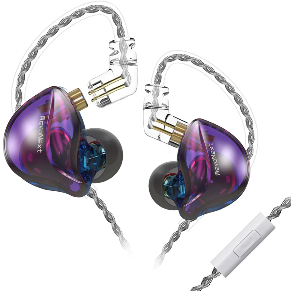 Revonext Rh212 Iem Earphone Dual Moving Coil Wired In Ear