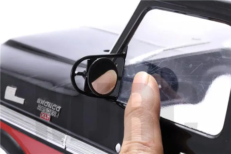 2 шт. TRX4 металлическое зеркало заднего вида для 1/10 RC Гусеничный автомобиль TRAXXAS TRX-4 SCX10 II AXIAL RC4WD D90 D110 зеркало заднего вида