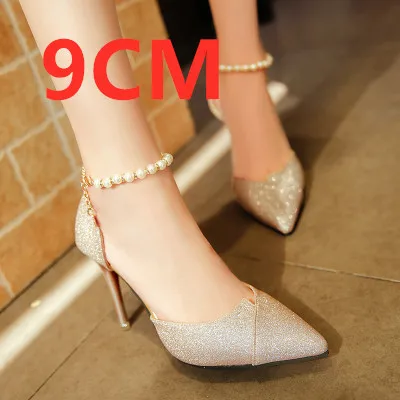 2o Cresfimix talons hauts/женские модные туфли-лодочки высокого качества на высоком каблуке с серебристым жемчугом; свадебные пикантные туфли на высоком каблуке золотистого цвета; a3114 - Цвет: 2o
