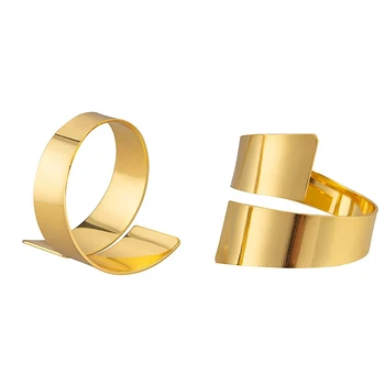 

8 Pcs Napkin Rings Handcrafted Dinner Table Napkin Holders Alloy Napkin Rings for Wedding Party Napkin Rings Banquet Festival De